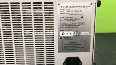 Pentax EPK-i Video Processor Unit with 1 x Keyboard *Mfd * (Powers Up) *S/N EC010624* - 4