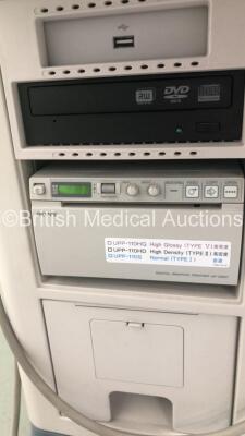 Toshiba Aplio XG Flat SSA-790A Screen Ultrasound Scanner *S/N 99K1146315* **Mfd 04/2011** with 2 x Transducers / Probes (PLT-1202S *Mfd 02/2012* and PLT-1204BT *Mfd 01/2015*) and Sony UP-D897 Digital Graphic Printer (Draws Power - HDD Wiped By Vendor - Ma - 7