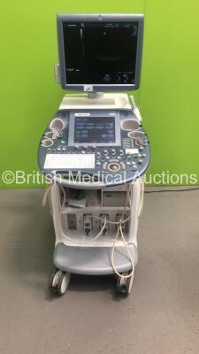 GE Voluson E8 Expert Flat Screen Ultrasound Scanner *S/N D22869* **Mfd 09/2014** Software Version 14.0.6.1639 BT Version 13.5 with 3 x Transducers / Probes (RIC5-9-D Ref H48651MS *Mfd 01/2014* / C1-5-D Ref 5261135 *Mfd 06/2016* and C4-8-D Ref 5336340 *Mfd