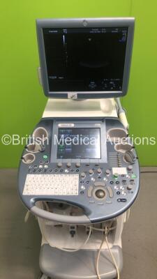 GE Voluson E8 Expert Flat Screen Ultrasound Scanner *S/N D22869* **Mfd 09/2014** Software Version 14.0.6.1639 BT Version 13.5 with 3 x Transducers / Probes (RIC5-9-D Ref H48651MS *Mfd 01/2014* / C1-5-D Ref 5261135 *Mfd 06/2016* and C4-8-D Ref 5336340 *Mfd - 2