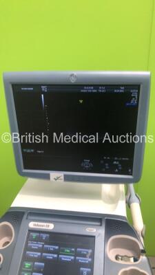 GE Voluson E8 Expert Flat Screen Ultrasound Scanner *S/N D22869* **Mfd 09/2014** Software Version 14.0.6.1639 BT Version 13.5 with 3 x Transducers / Probes (RIC5-9-D Ref H48651MS *Mfd 01/2014* / C1-5-D Ref 5261135 *Mfd 06/2016* and C4-8-D Ref 5336340 *Mfd - 3