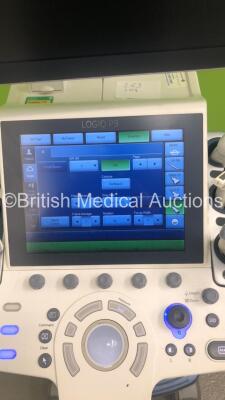 GE Logiq P9 Flat Screen Ultrasound Scanner Ref 5641037 *S/N 298543SU0* **Mfd 07/2015** Software Version R1 Software Revision 0.1 with 4 x Transducers / Probes (L8-18i-RS Ref 5393197 *Mfd 06/2015* / ML6-15-RS Ref 5428942 *Mfd 07/2015* / C1-5-RS Ref 5384874 - 4