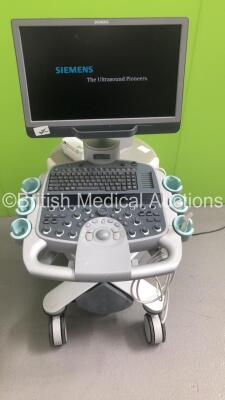 Siemens Acuson S1000 HELX Evolution Flat Screen Ultrasound Scanner Model No 10441701 *S/N 212109* **Mfd 10/2015** Product Version VE10C Software Version 500.1.074 with 2 x Transducers / Probes (10V4 Model No 08266709 *Mfd 2015* and 15L5 SP Model No 100412 - 3