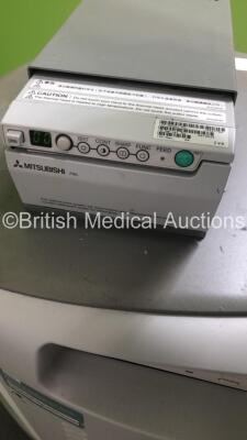 Siemens Acuson S1000 HELX Evolution Flat Screen Ultrasound Scanner Model No 10441701 *S/N 212109* **Mfd 10/2015** Product Version VE10C Software Version 500.1.074 with 2 x Transducers / Probes (10V4 Model No 08266709 *Mfd 2015* and 15L5 SP Model No 100412 - 5