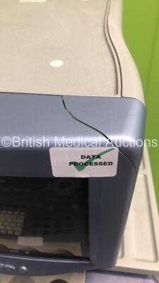 GE Voluson 730 Pro Ultrasound Scanner *S/N A40594* **Mfd 01/2008** with 2 x Transducers / Probes (AB2-7 *Mfd 11/2007* and IC5-9H *Mfd 02/2008*), Sony UP-897MD Video Graphic Printer and SOny DVO-1000MD DVD Recorder (Draws Power - Blank Screen - Missing But - 3
