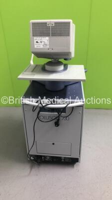 GE Voluson 730 Pro Ultrasound Scanner *S/N A40594* **Mfd 01/2008** with 2 x Transducers / Probes (AB2-7 *Mfd 11/2007* and IC5-9H *Mfd 02/2008*), Sony UP-897MD Video Graphic Printer and SOny DVO-1000MD DVD Recorder (Draws Power - Blank Screen - Missing But - 15