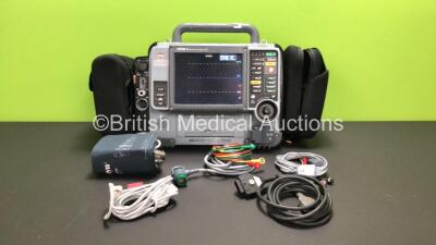 Medtronic Physio-Control Lifepak 15 Version 2 12-Lead Monitor / Defibrillator *Mfd - 2012* Ref - 99577-000656 P/N - V15-2-001003 Software Version - 3306808-005 with Pacer, CO2, SPO2, NIBP, ECG, Auxiliary Power and Printer Options, 4 and 6 Lead ECG Leads,