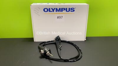 Olympus GIF-H260 Video Gastroscope in Case - Engineer's Report : Optical System - No Fault Found, Angulation - No Fault Found, Insertion Tube - No Fault Found, Light Transmission - No Fault FOund, Channels - No Fault Found, Leak Check - No Fault Found *20