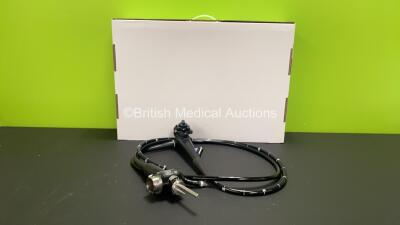 Olympus TJF-260V Video Duodenoscope in Case - Engineer's Report : Optical System - No Fault Found, Angulation - No Fault Found, Insertion Tube - No Fault Found, Light Transmission - No Fault Found, Channels - No Fault Found, Leak Check - Raiser Channel Le