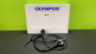 Olympus GIF-H260 Video Gastroscope in Case - Engineer's Report : Optical System - No Fault Found, Angulation - No Fault Found, Insertion Tube - No Fault Found, Light Transmission - No Fault FOund, Channels - No Fault Found, Leak Check - No Fault Found *28