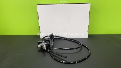 Olympus CF-H260DL Video Colonoscope in Case - Engineer's Report : Optical System - Horizontal Lines Interference, Angulation - No Fault Found, Insertion Tube - No Fault Found, Light Transmission - No Fault Found, Channels - No Fault Found, Leak Check - No