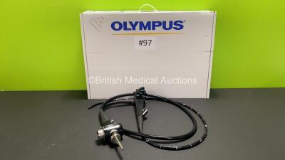 Olympus GIF-H260 Video Gastroscope in Case - Engineer's Report : Optical System - No Fault Found, Angulation - No Fault Found, Insertion Tube - No Fault Found, Light Transmission - No Fault Found, Channels - No Fault Found, Leak Check - No Fault Found *20