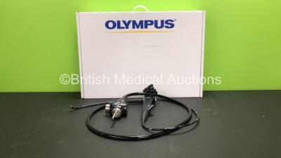Olympus GIF-XP260 Video Gastroscope in Case - Engineer's Report : Optical System - No Fault Found, Angulation - No Fault Found, Insertion Tube - No Fault Found, Light Transmission - No Fault Found, Channels - No Fault Found, Leak Check - No Fault Found *2