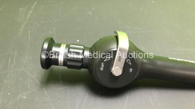 Riester 3900 Pharyngoscope in Case - Engineer's Report : Optical System - 0 Broken Fibers, No Fault Found, Angulation - No Fault Found, Insertion Tube - No Fault Found, Light Transmission - No Fault Found *536089* - 3