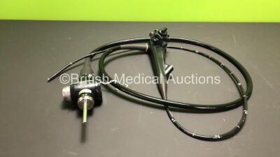 Olympus GIF-XP260 Video Gastroscope in Case - Engineer's Report : Optical System - Slightly Misty, Angulation - Not Reaching Specification, To Be Adjusted, Insertion Tube - No Fault Found, Light Transmission - No Fault Found, Channels - No Fault Found, Le - 2