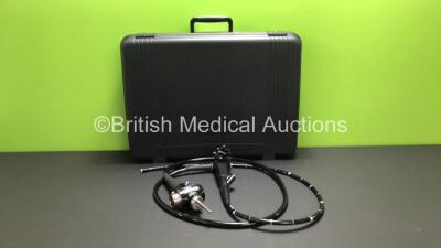 Olympus GIF-1T240 Video Gastroscope in Case - Engineer's Report : Optical System - No Fault Found, Angulation - Not Reaching Specification, To Be Adjusted, Insertion Tube - No Fault Found, Light Transmission - No Fault Found, Channels - No Fault Found, Le