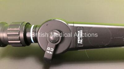 Pentax FNL-10RBS Laryngoscope - Engineer's Report : Optical System - No Fault Found, Angulation - No Fault Found, Insertion Tube - Crush Marks Presents, Light Transmission - No Fault Found, Leak Check - No Fault Found *H114680* - 2