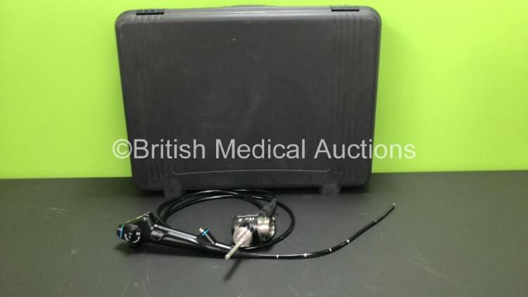 Olympus CYF-240 Video Cystoscope in Case - Engineer's Report : Optical System - No Fault Found, Angulation - No Fault Found, Insertion Tube - Kink Present, Light Transmission - No Fault Found, Channels - No Fault Found, Leak Check - No Fault Found *290065