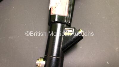 Olympus CF-P20L Colonoscope in Case - Engineer's Report : Optical System - Approximately 120 Broken Fibers and Bad Fluid Stain Present, Angulation - Not Reaching Specification, Insertion Tube - Split, Light Transmission - No Fault Found, Channels - No Fau - 3