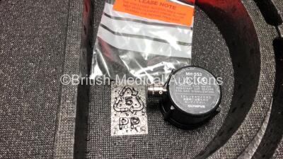 Olympus BT-IT240 Video Bronchoscope in Case - Engineer's Report : Optical System - OK, Angulation - OK, Insertion Tube -Minor Indentations, Light Transmission - OK, Channels -OK , Leak Check - OK *S/N 1130815* - 5