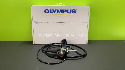 Olympus GIF-Q260 Video Gastroscope in Case - Engineer's Report : Optical System - No Fault Found, Angulatiom - No Fault Found, Insertion Tube - No Fault Found, Light Transmission - No Fault Found, Channels - No Fault Found, Leak Check - No Fault Found *25