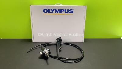 Olympus GIF-Q260 Video Gastroscope in Case - Engineer's Report : Optical System - No Fault Found, Angulation - No Fault Found, Insertion Tube - No Fault Found, Light Transmission - No Fault Found, Channels - No Fault Found, Leak Check - No Fault Found *21