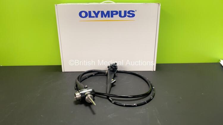 Olympus GIF-Q260 Video Gastroscope in Case - Engineer's Report : Optical System - No Fault Found, Angulation - No Fault Found, Insertion Tube - No Fault Found, Light Transmission - No Fault Found, Channels - No Fault Found, Leak Check - No Fault Found *28