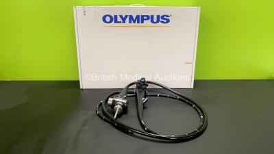 Olympus TJF-260V Duodenoscope in Case - Engineer's Report : Optical System - Minor Shadow Mark on Centre Image, Angulation - No Fault Found, Insertion Tube - No Fault Found, Light Transmission - No Fault Found, Channels - No Fault Found, Leak Check - No F