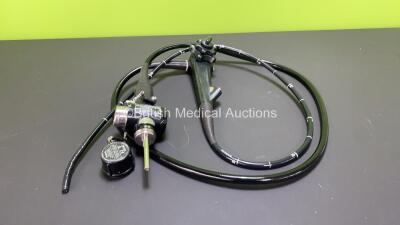 Olympus GIF-Q260 Video Gastroscope in Case - Engineer's Report : Optical System - No Fault Found, Angulation - No Fault Found, Insertion Tube - No Fault Found, Light Transmission - No Fault Found, Channels - No Fault Found, Leak Check - No Fault Found *78 - 2