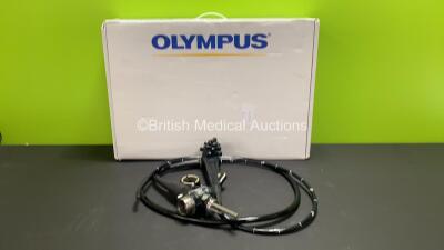 Olympus GIF-XQ260 Video Gastroscope in Case - Engineer's Report : Optical System - No Fault Found, Angulation - No Fault Found, Insertion Tube - No Fault Found, Light Transmission - No Fault Found, Channels - No Fault Found, Leak Check - No Fault Found *2