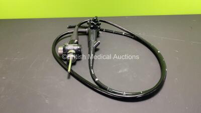 Olympus PCF-240S Video Sigmoidoscope in Case - Engineer's Report : Optical System - No Fault Found, Angulation - No Fault Found, Insertion Tube - No Fault Found, Channels - No Fault Found, Leak Check - No Fault Found *2300117* - 2