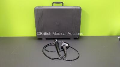 Olympus BF-1T240 Video Bronchoscope in Case - Engineer's Report : Optical System - No Fault Found, Angulation - No Fault Found, Insertion Tube - No Fault Found, Light Transmission - No Fault Found, Channels - No Fault Found, Leak Check - No Fault Found *1