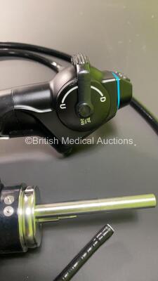 Olympus BF-1T240 Video Bronchoscope in Case - Engineer's Report : Optical System - No Fault Found, Angulation - No Fault Found, Insertion Tube - No Fault Found, Light Transmission - No Fault Found, Channels - No Fault Found, Leak Check - No Fault Found *1 - 3
