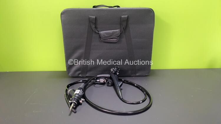 Fujinon EG-530WR Video Gastroscope in Case - Engineer's Report : Optical System - No Fault Found, Angulation - No Fault Found, Insertion Tube - No Fault Found, Light Transmission - No Fault Found, Channels - No Fault Found, Leak Check - No Fault Found *29