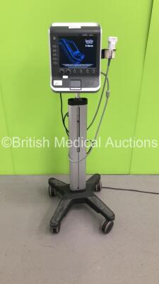 SonoSite S-Nerve Ultrasound Scanner Ref P09417-15 *S/N 03FN3L* **Mfd 03/2009** Boot Version 52.80.110.005 ARM Version 52.80.110.005 with 1 x Transducer / Probe (HFL38x/ 13-6MHz) on SonoSIte V-Universal Stand (Powers Up - Error Displayed When Probe Attache