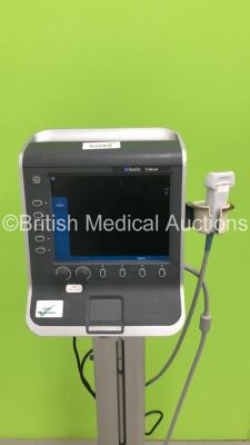 SonoSite S-Nerve Ultrasound Scanner Ref P09417-15 *S/N 03FN3L* **Mfd 03/2009** Boot Version 52.80.110.005 ARM Version 52.80.110.005 with 1 x Transducer / Probe (HFL38x/ 13-6MHz) on SonoSIte V-Universal Stand (Powers Up - Error Displayed When Probe Attache - 2