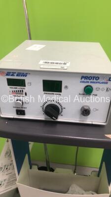 EZ EM Protocol Colon Insufflator on EZ EM Stand (Powers Up) - 2