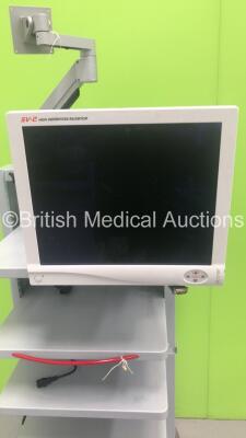 Stryker Stack Trolley Including Stryker SV-2 High Definition Monitor (No Power) * SN SV2196D0037 * - 2