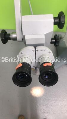 Zeiss OPMI 1-H Microscope on Stand with 2 x 12,5x Eyepieces and F 200 Lens (Powers Up with Good Bulb) - 4