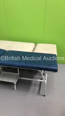 1 x Static Patient Examination Couch and 1 x Nesbit Evans Hydraulic Patient Examination Couch (Hydraulics Tested Working) - 2