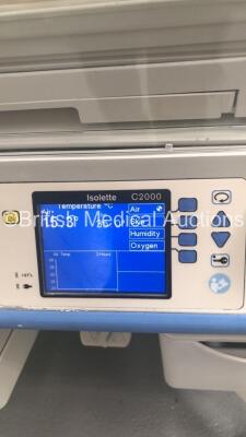 Drager Air-Shields Isolette C2000 Infant Incubator Software Version 3.12 with Mattress (Powers Up) * Equip No 034865 * - 3