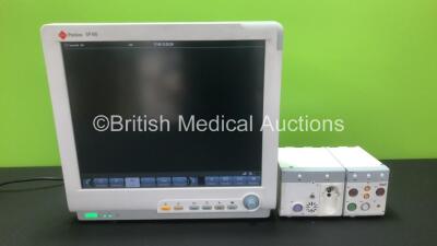 Penlon SP M8 Patient Monitor *Mfd 2011* with 1 x M51A-30-80883 Module and 1 x 6800-30-50410 Gas Module Version 1.0 (Powers Up) *CF-12108072 - CFA9B117063 - CTA88003717*