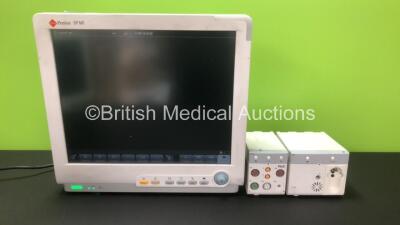 Penlon SP M8 Patient Monitor *Mfd 2011* with 1 x M51A-30-80883 Module and 1 x 6800-30-50411 Gas Module Version 1.0 (Powers Up) *CF-12108071 - CFA12209448 - CTA7A000149*