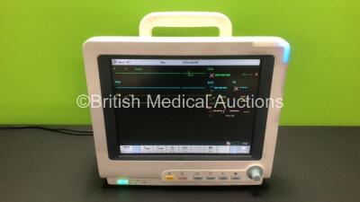 BeneView T5 Patient Monitor Version 1.0 *Mfd 2007* with 1 x M51A-30-80883 Module and 1 x Mindray 6800-30-50137 Gas Module Version 1.0 (Powers Up) *CM75-0411 - CTA88003716 - CFD15212821*