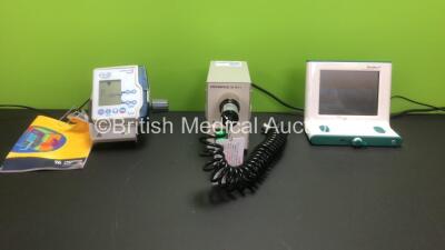 Mixed Lot Including 1 x Fresenius Kabi Applix Smart Enteral Feeding Pump (Powers Up) 1 x Olympus MU-1 Unit with Leakage Tester (Powers Up) and 1 x Ambu aScope Monitor (No Power) *P11B0338 - 19921537 - 7853694*