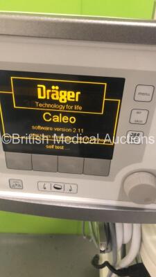 Drager Caleo Infant Incubator Software Version 2.11 with Mattress (Powers Up) * Equip No 020036 * - 2