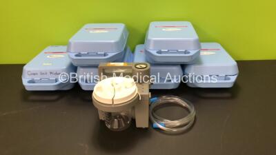 Job Lot Including 6 x Medix AC2000 Nebulizers and 1 x DevilBiss Suction Unit with Hose (Damaged Cup Lid - See Photo)