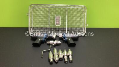 Synthes Surgical Drill Set Including 1 x Synthes 530.705 Battery Reamer / Drill II Handpiece, 1 x Synthes 530.710 Battery Oscillator II Handpiece, 1 x Synthes 530.730 Drill Attachment, 1 x Synthes 530.750 Drill AO/ASIF Attachment, 1 x Synthes 530.780 Ream