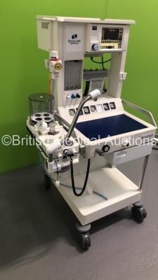 Spacelabs Healthcare Blease Focus Anaesthesia Machine with 700 Series Ventilator Model 750F Front Panel Software V700900 10.07 / Control Board Software V700900 9.62,Absorber,Bellows,Oxygen Mixer and Hoses (Powers Up) * Asset No FS 0128646 * - 5