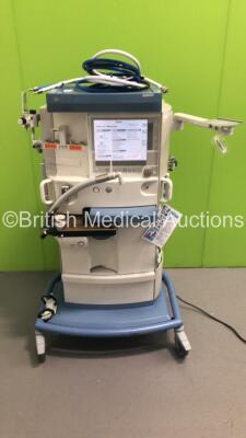Drager Primus Anaesthesia Machine Ref 8603800-30 Software Version 4.53.00 - Running Hours Mixer 73835 Ventilator 13947 with Hoses (Powers Up-Rear Door Latch Broken) * SN ARWM-0088 * * Mfd 2005 *